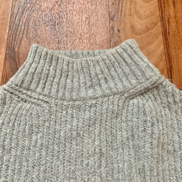 Topshop cropped oversized boxy gray sweater - Picture 5 of 10